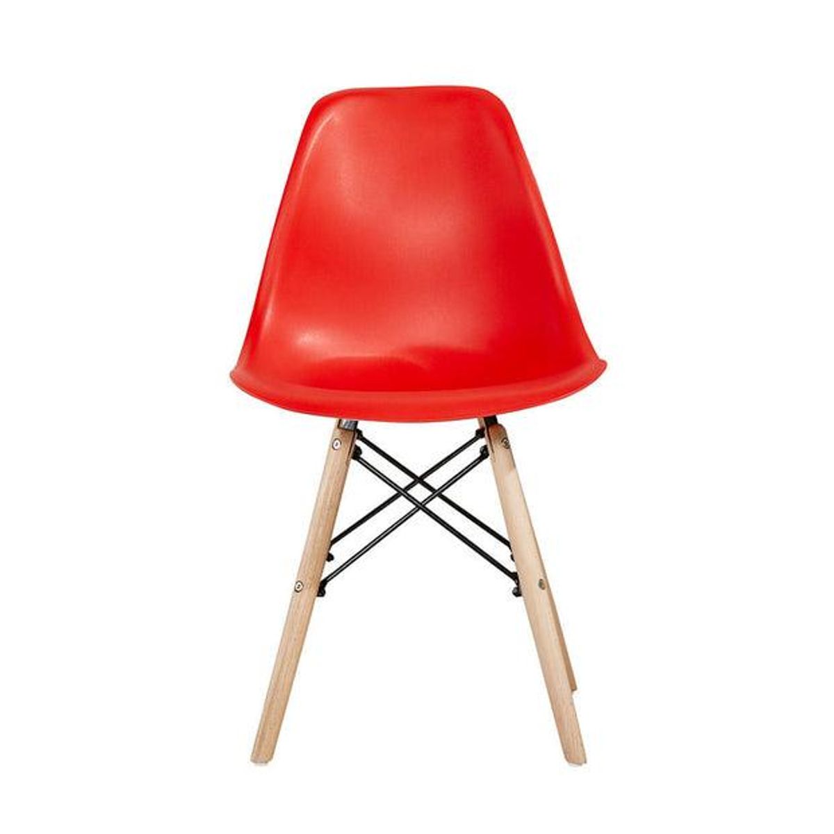 SPAZZIO - Kit 2 sillas Badem rojas - Rojo