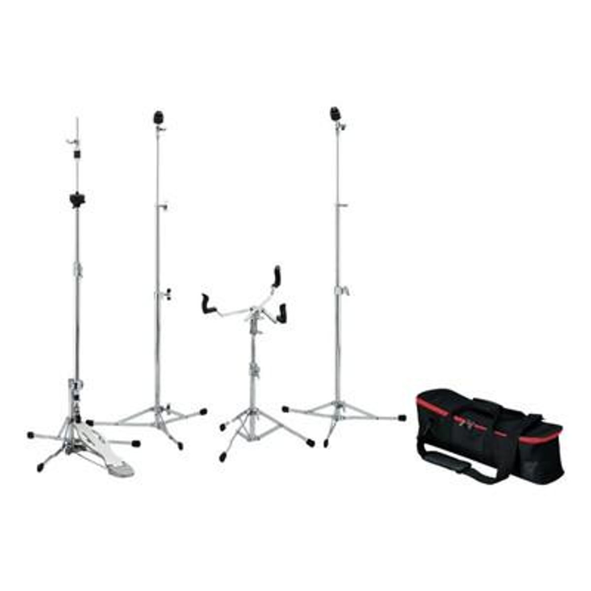 TAMA - Set de Atriles 4 piezas para bateria acustica Tama HC4FB - Plateado