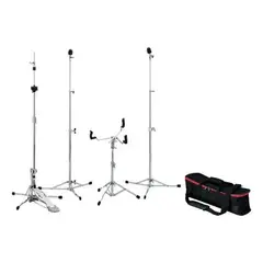 TAMA - Set de Atriles 4 piezas para bateria acustica HC4FB - Plateado
