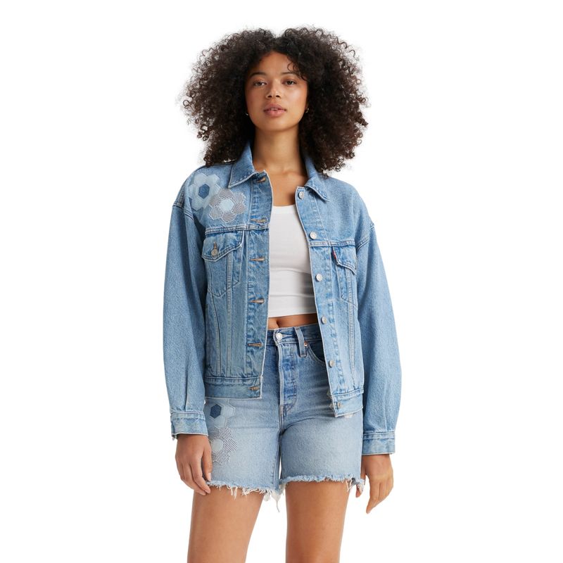 LEVIS - Chaqueta Mujer 90S Trucker Azul Levis