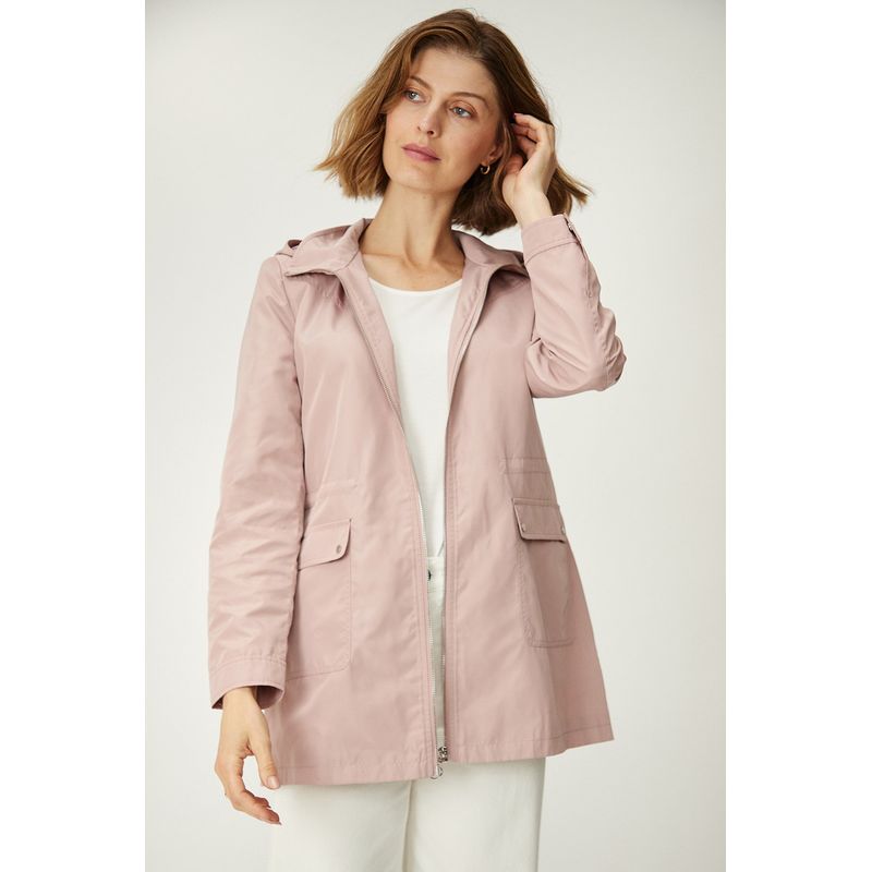 MA GRIFFE - Trench Rosado Mujer Magriffe.