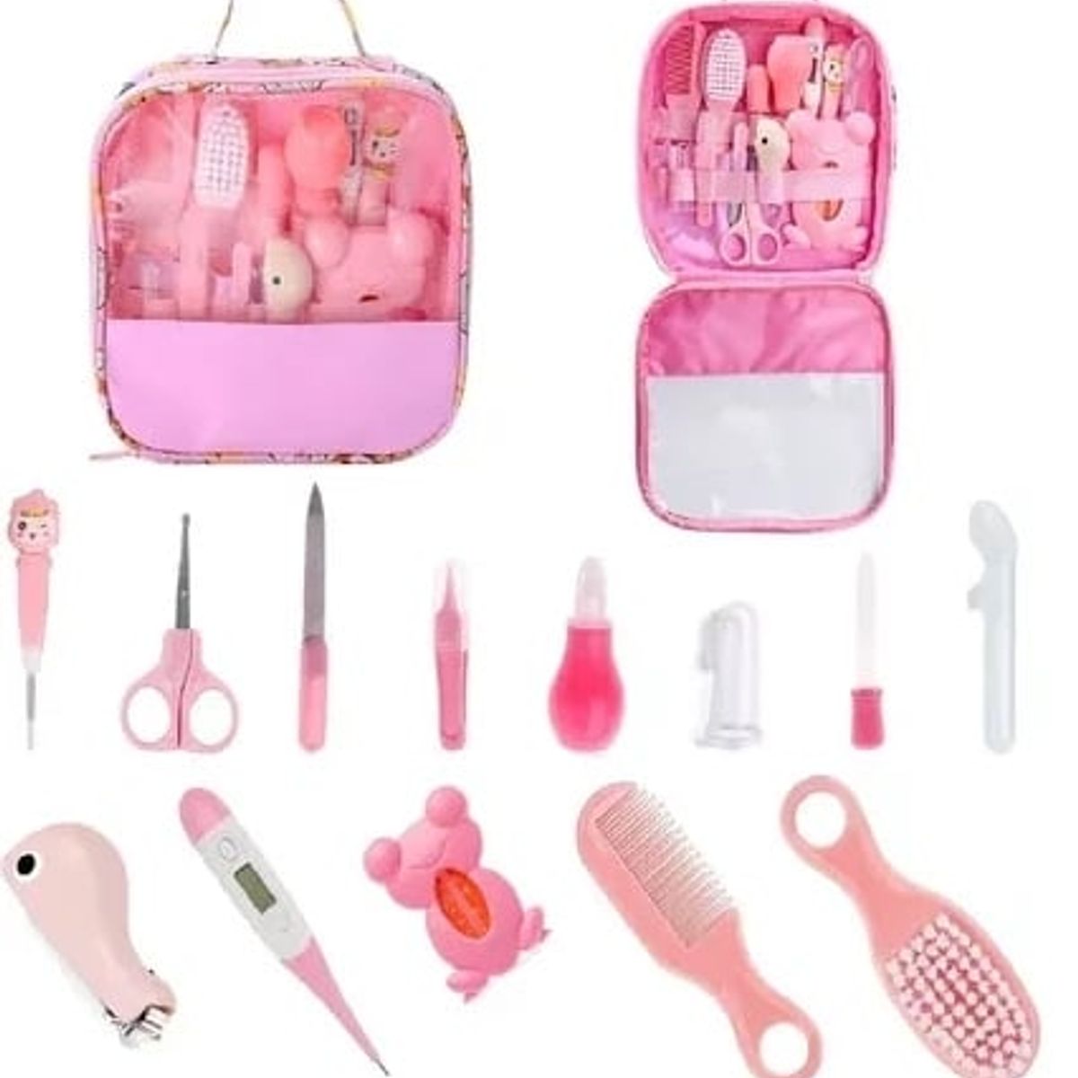 GENERICO - Estuche de higiene y cuidado personal rosado