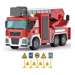 GENERICO - Camión De Bombero Para Armar Juego De Construcción