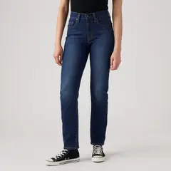 LEVIS - Jeans Mujer 724 High Rise Straight Azul