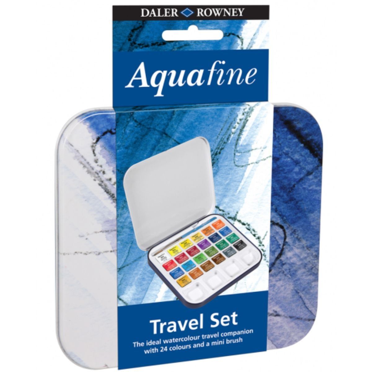 GENERICO - Set 24 Acuarela en Pastillas Daler Rowney Aquafine Travel