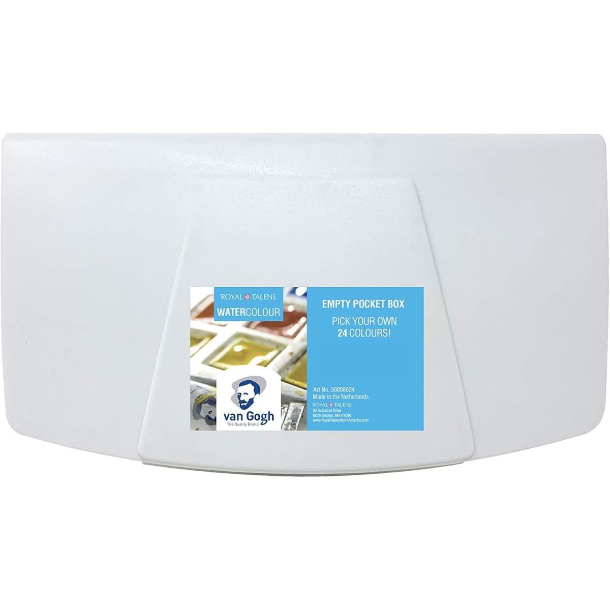 VAN GOGH - Caja Vacía para Pastillas Acuarela Van Gogh 24 Espacios