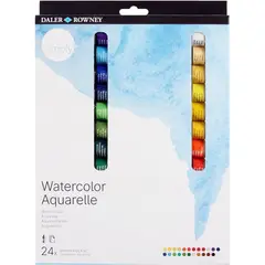GENERICO - Set 24 Colores Acuarela en Tubos Daler Rowney Simply 12ml