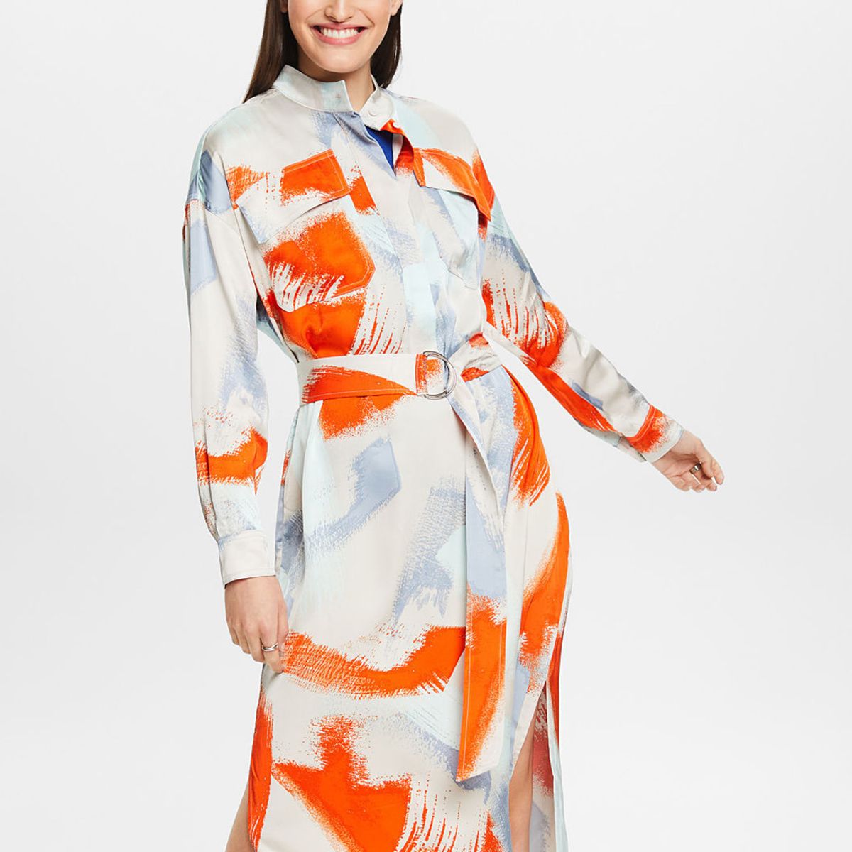 ESPRIT - Vestido Camisero Estampado Mujer Esprit ESPRIT