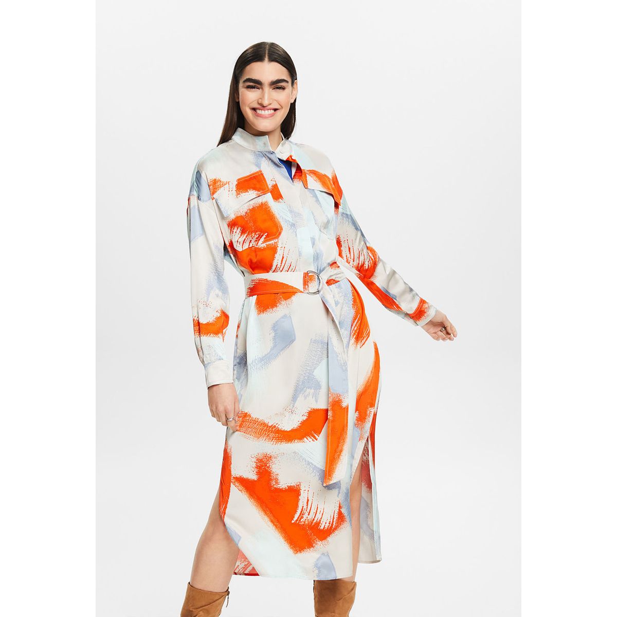 ESPRIT - Vestido Camisero Estampado Mujer Esprit ESPRIT