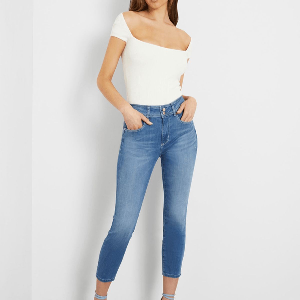 GUESS - Jeans Shape Up Capri Denim Guess