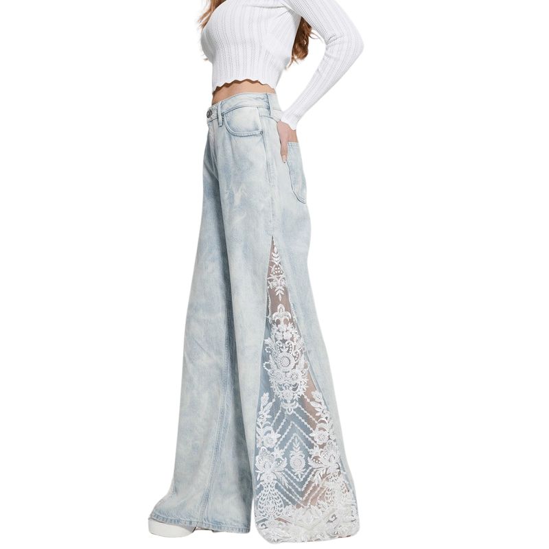 GUESS - Jeans Bell Flower Split Denim Guess