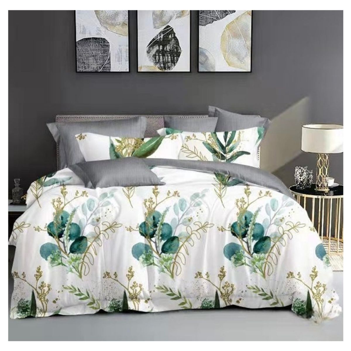 GENERICO - Cubrecama Quilt De Verano King Diseños Estampados TF