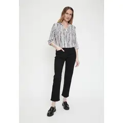 MA GRIFFE - Blusa Fantasia Negro Magriffe