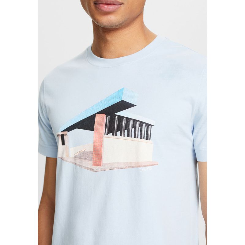 ESPRIT - Polera Estampado Geométrico Hombre Esprit ESPRIT