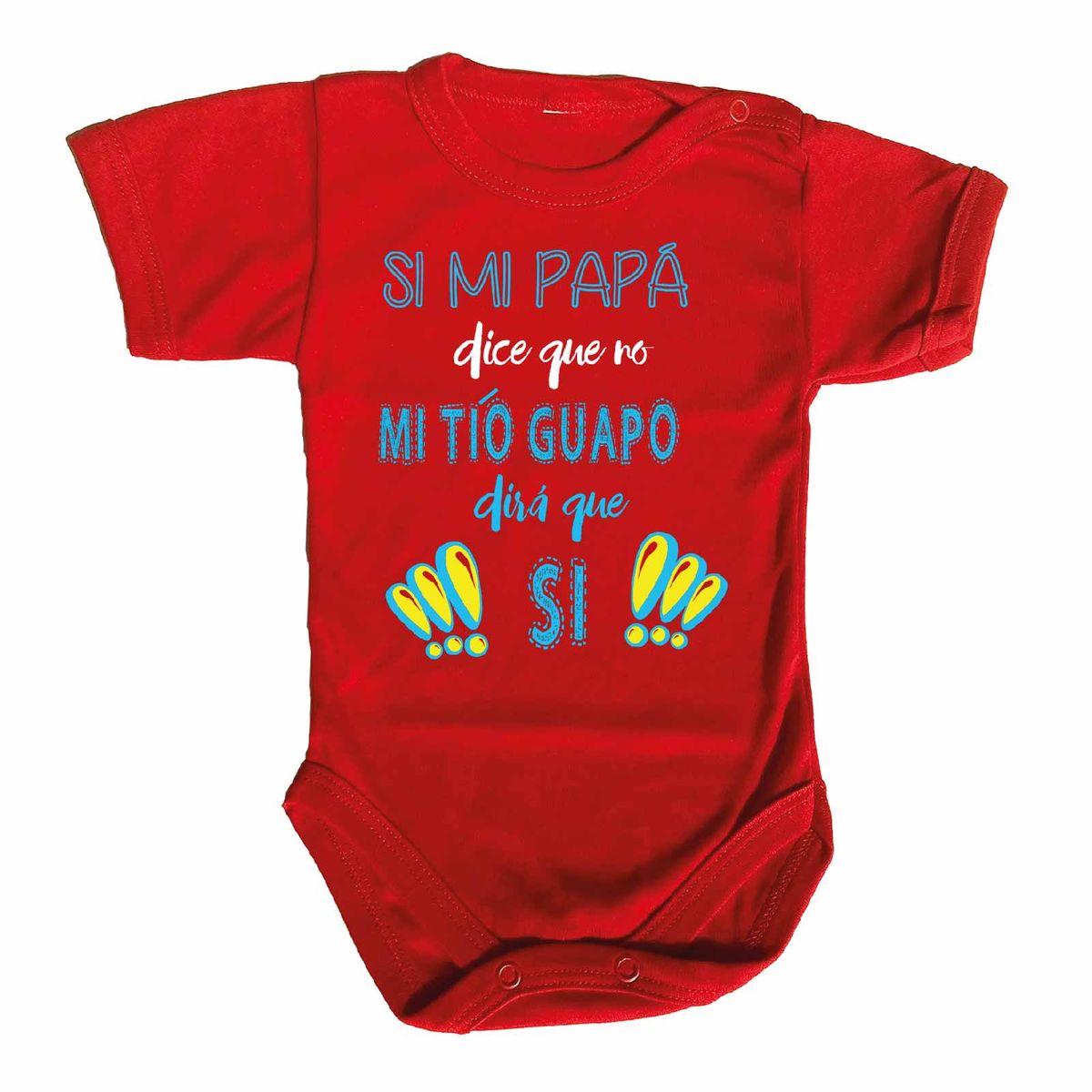 GENERICO - PILUCHOS BODY DE BEBE MI TÍO GUAPO DIRA SI