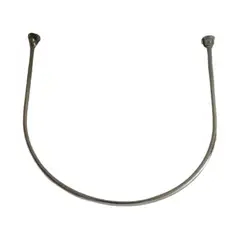 GENERICO - Aro De Metal Cromado Para Cortina Probador Tienda O Boutique