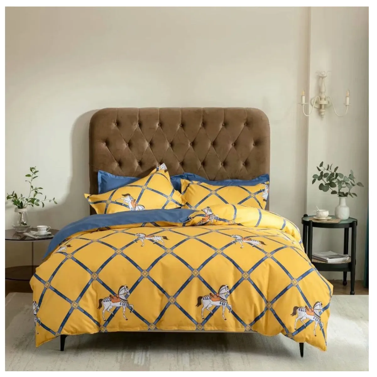 GENERICO - Cubrecama Quilt De Verano King Diseños Estampados TF