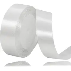 GENERICO - Cinta de satin 20mm X 10 mts BLANCO
