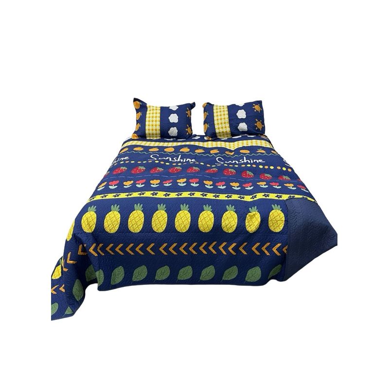 GENERICO - Quilt Reversible 2P - Primavera y Verano D4