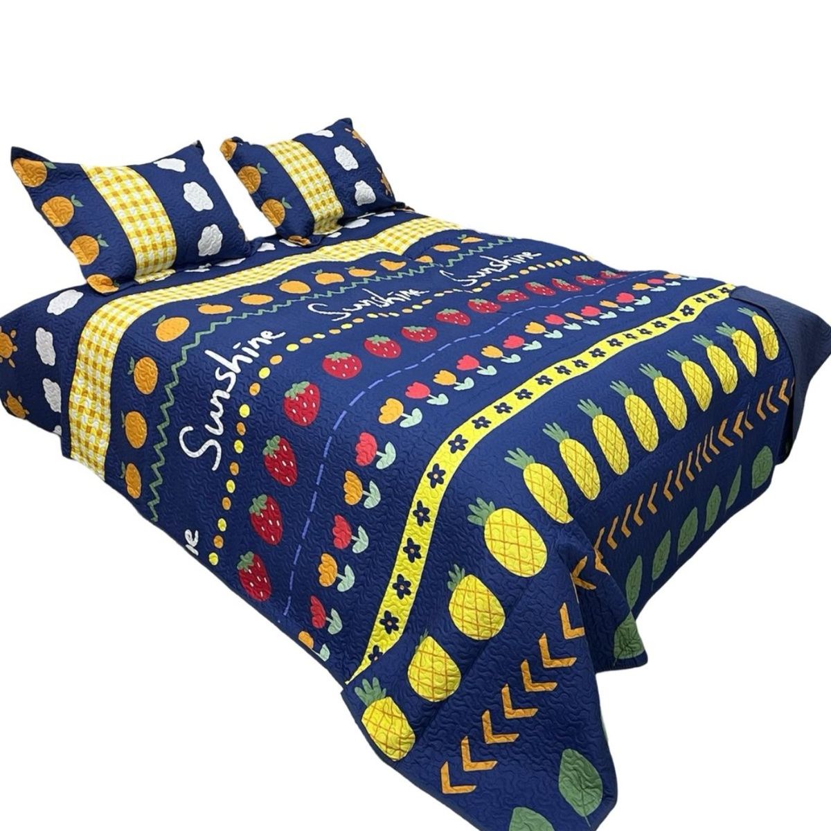 GENERICO - Quilt Reversible 2P - Primavera y Verano D4