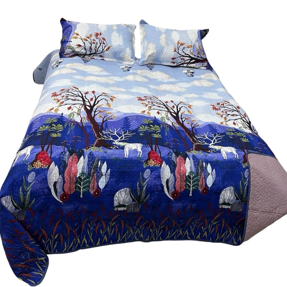 GENERICO - Quilt Reversible 2P - Primavera y Verano D2