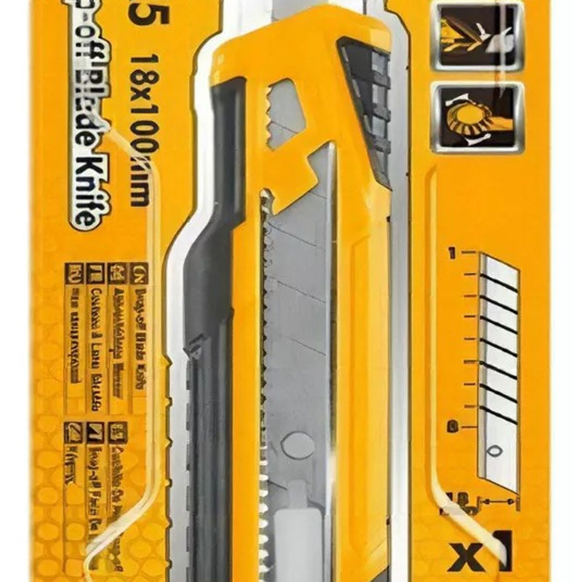 INGCO - Cuchillo Cartonero Ingco 18x100 Mm Hkns16618