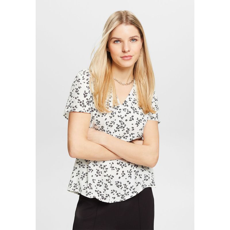 ESPRIT - Blusa Estampada Escote En V Mujer Esprit ESPRIT