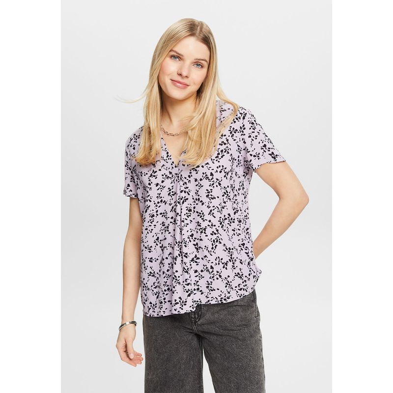 ESPRIT - Blusa Estampada Escote En V Mujer Esprit ESPRIT