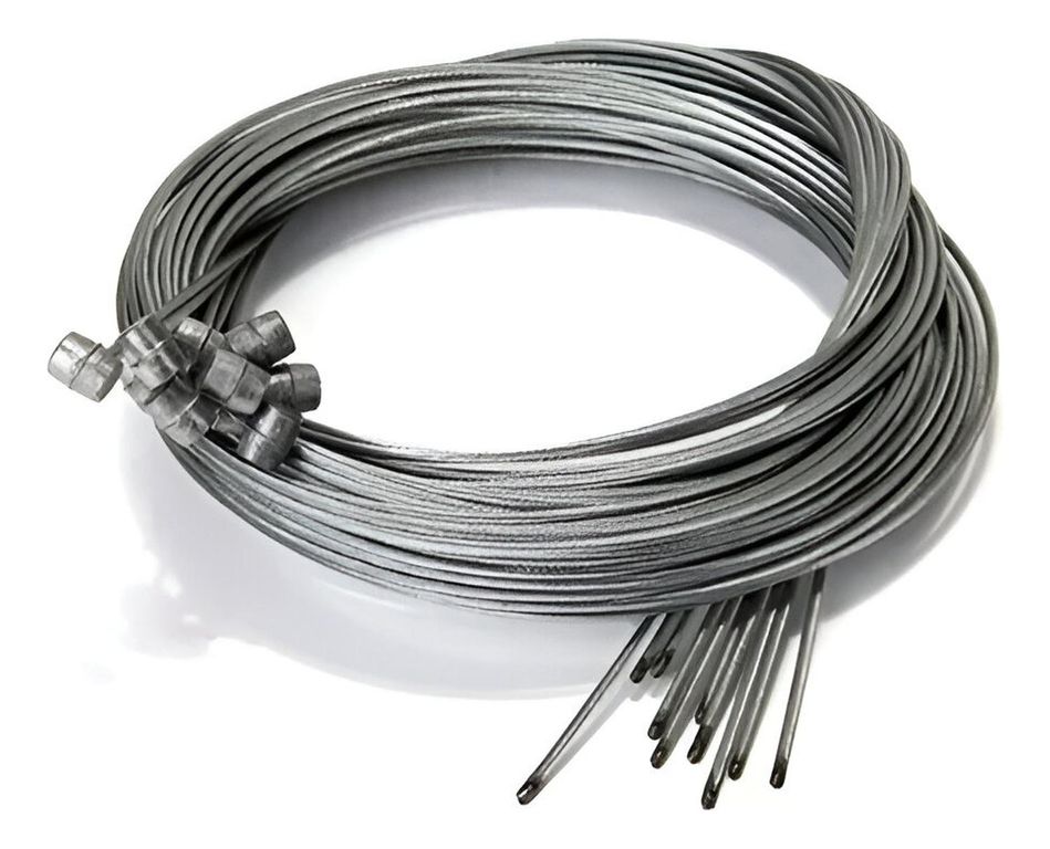 10 Cables Freno Trasero Acero 2050 Mm Bicicleta Mtb