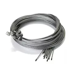 SHIMANO - 10 Cables Freno Trasero Acero 2050 Mm Bicicleta Mtb