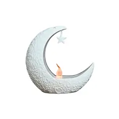 SOLEIO - Lampara Led Candelabro de Luna Arabe Blanco