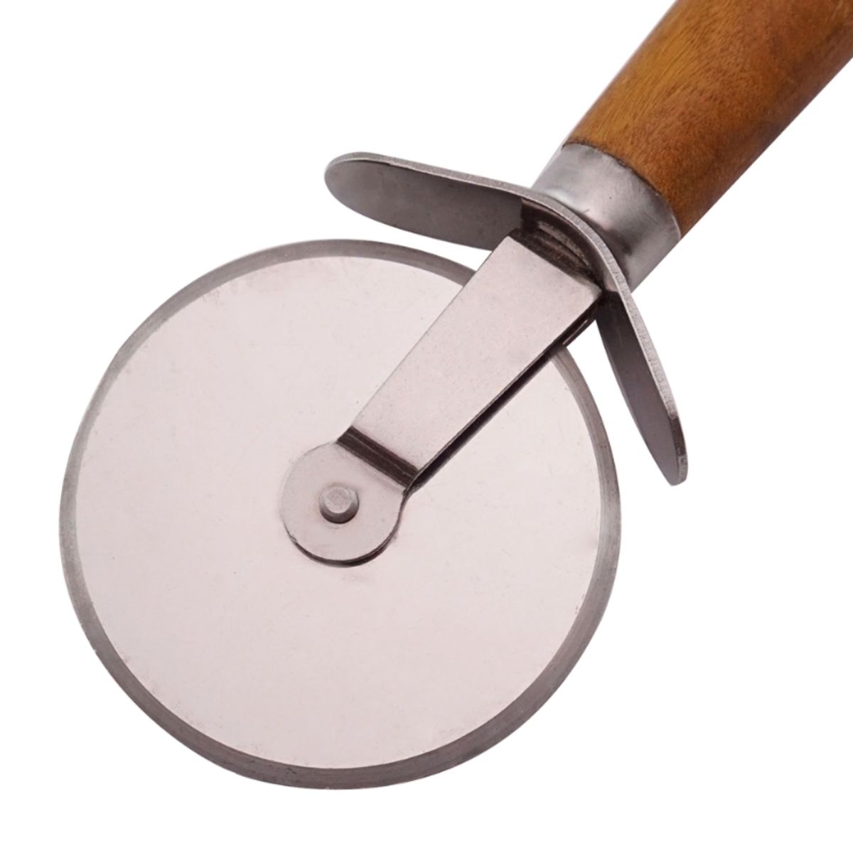 IMPORTCLICK - Cortador Rueda Masas Pizzas Acero 20 CM - Café Claro
