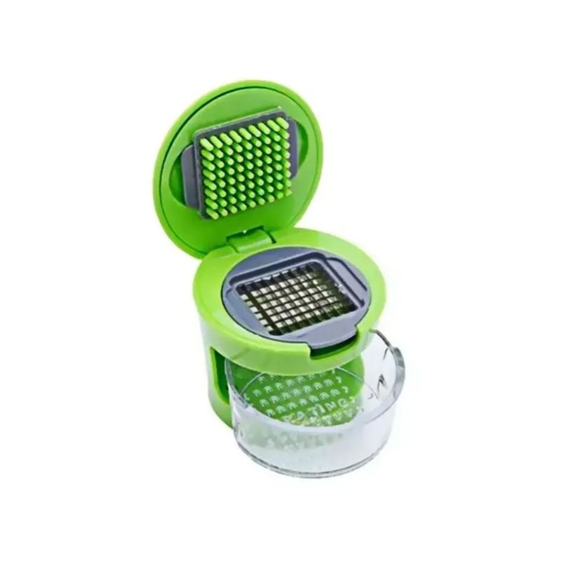IMPORTCLICK - Trituradora Picadora Para Ajos Acero Inoxidable 7x7 CM IMPORTCLICK