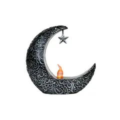 SOLEIO - Lampara Led Candelabro de Luna Arabe Negro