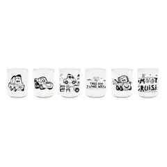 GREEN GLASS - Cars: Colección Mini - Juego de 6 Vasos