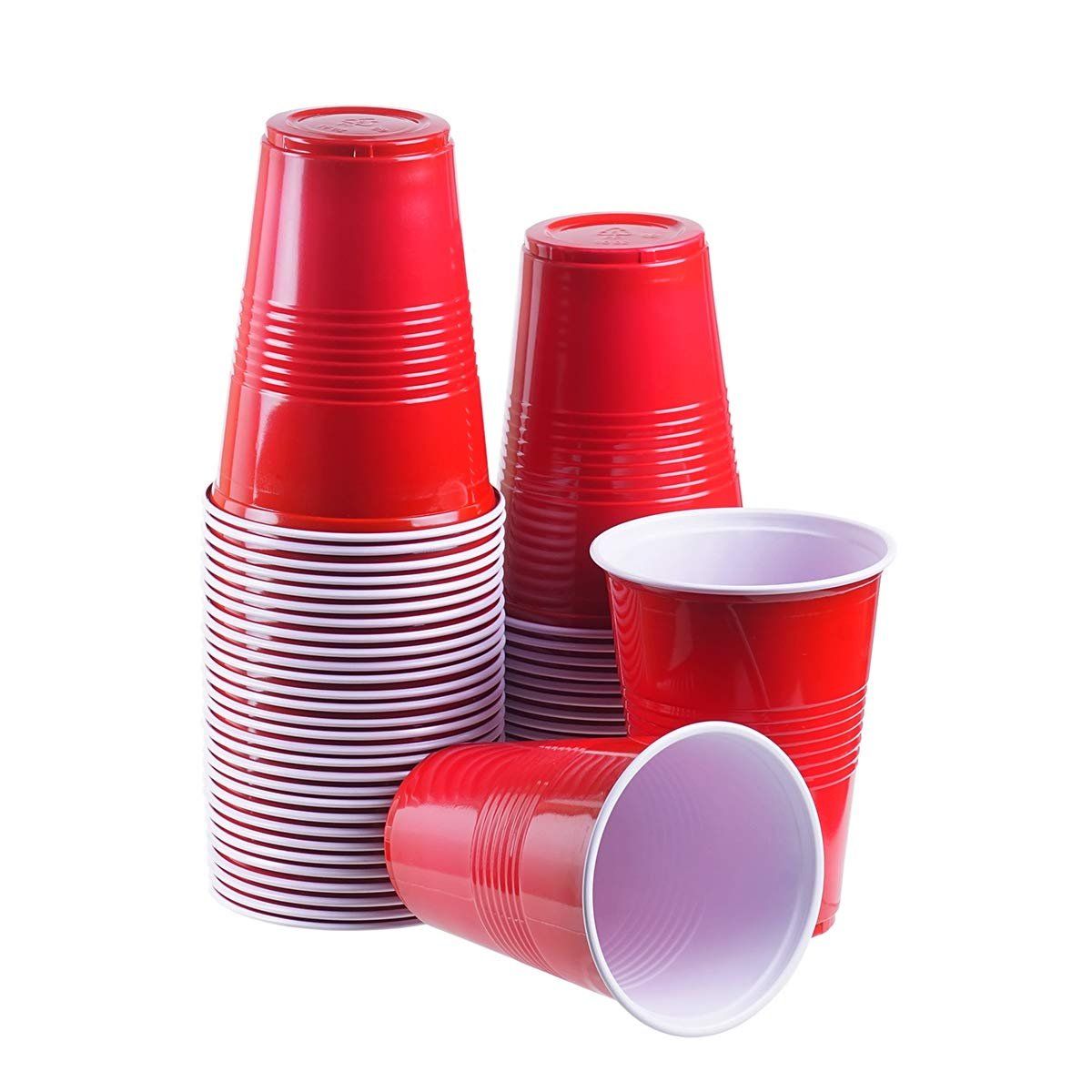 GENERICO - Vasos Desechables Económicos Para Fiestas 10oz 50 unidades