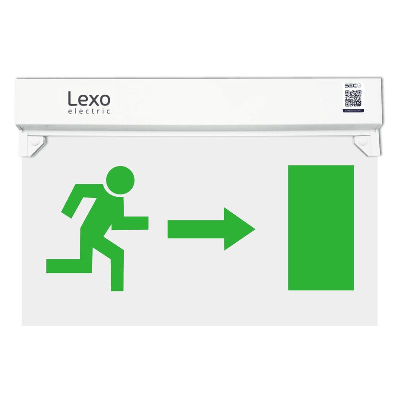 LEXO - LETRERO LED CON TEXTO “HACIA SALIDA”