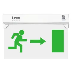 LEXO - LETRERO LED CON TEXTO “HACIA SALIDA”
