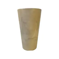 VERDY - Maceta Joinville Cono 19x40cms Beige Efecto Marmoleado