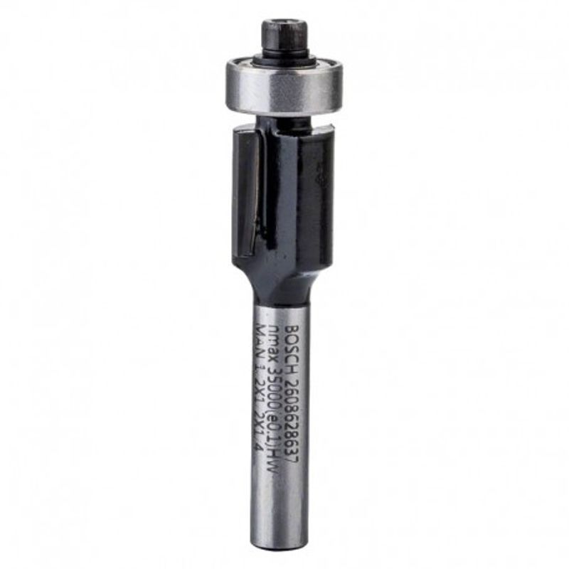 BOSCH - Fresa enrasad metal duro de 6.35 x 12.7 x 56 mm - 2608628637