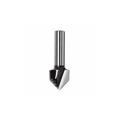BOSCH - Fresa para ranuras en v de 6.35 x 9.5 x 45 mm - 2608628631