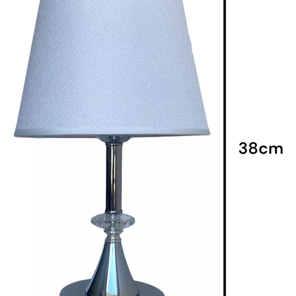 SHOP EHOME BAG - PACK 2 LAMPARAS DE MESA 26 CM BLANCAS