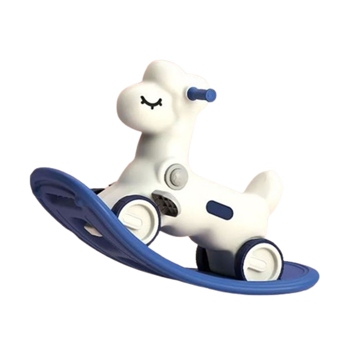 GENERICO - Caballo Mecedor y corre-pasillos para Niños azul
