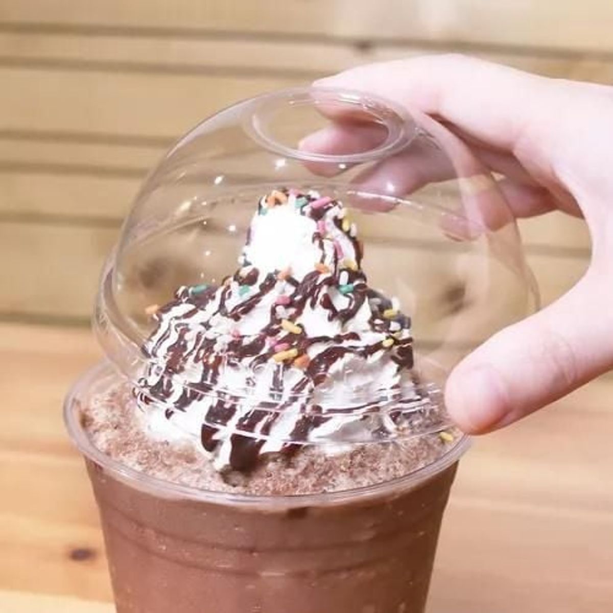 GENERICO - Vasos Plásticos Pet Con Tapa Tipo Domo 12oz 50 Unidades