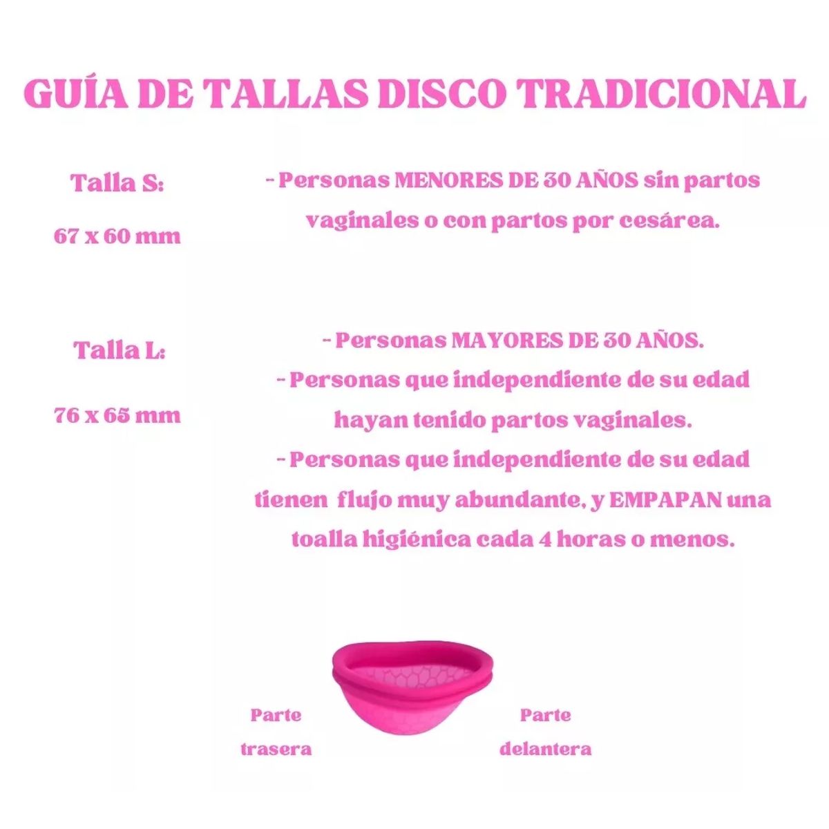ATURE - Copa Disco Menstrual Con Estuche Tipo Ziggy Cup Talla L