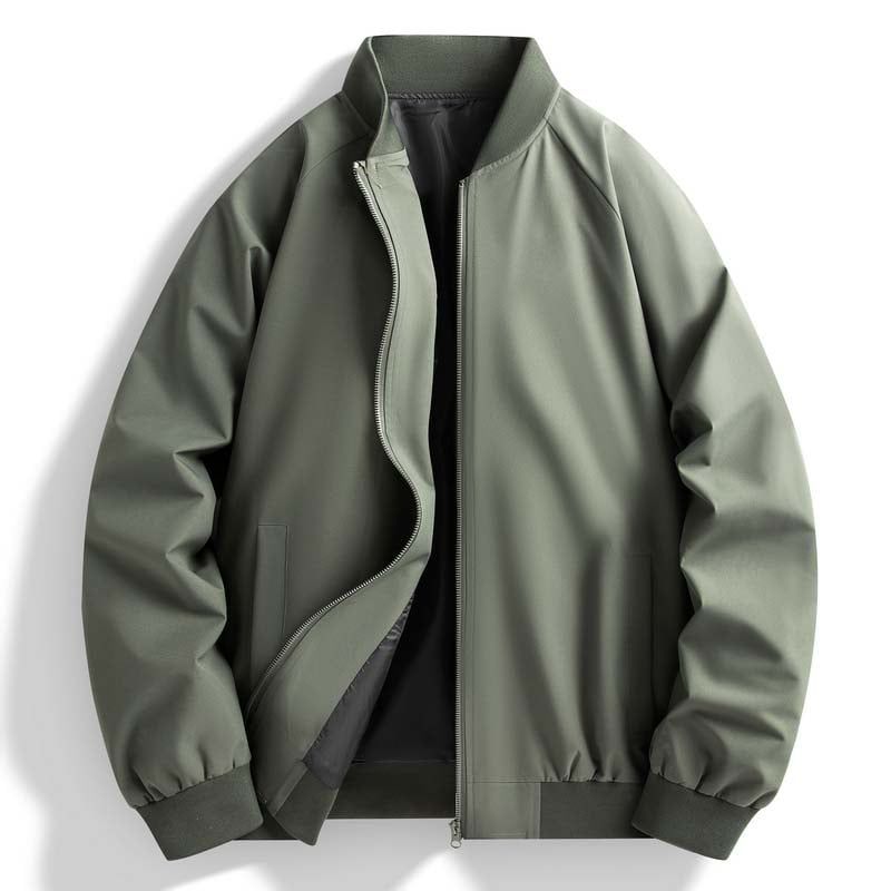 KNOWMLAB - Chaqueta Casual Hombre Verde