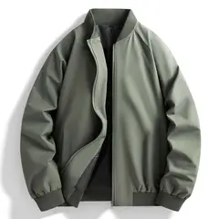 KNOWMLAB - Chaqueta Casual Hombre Verde