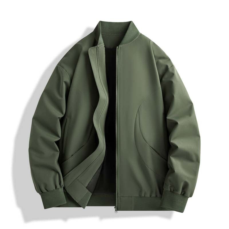 KNOWMLAB - Chaqueta Casual Hombre Verde