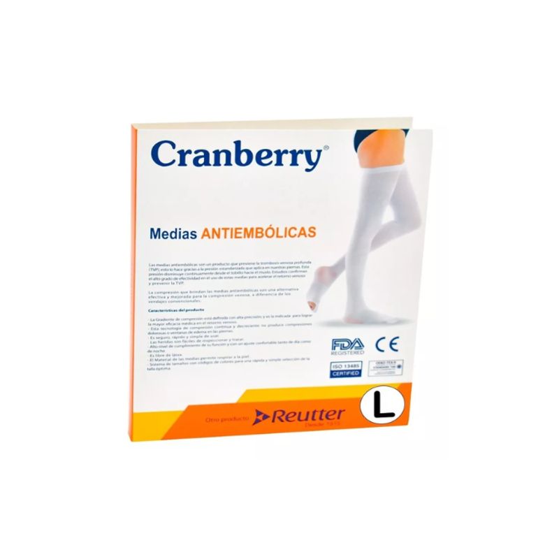 CRANBERRY - Medias Antiembolicas Talla L - Cramberry