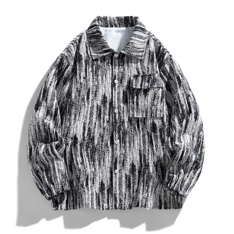 KNOWMLAB - Chaqueta Casual Hombre Negro